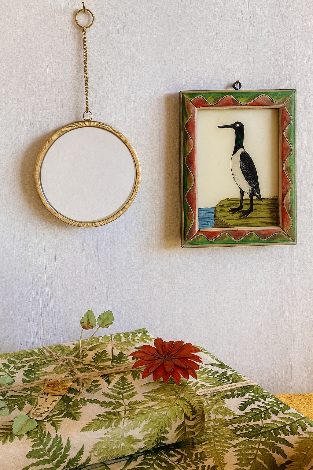 Round wall mirror small TI1516