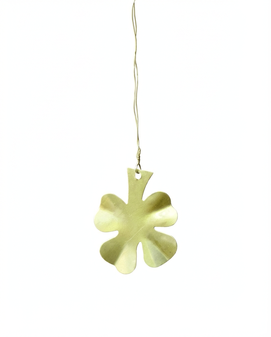 Clover tag brass TI01