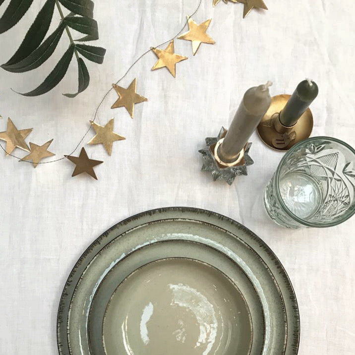 Glass candle holder WEL012