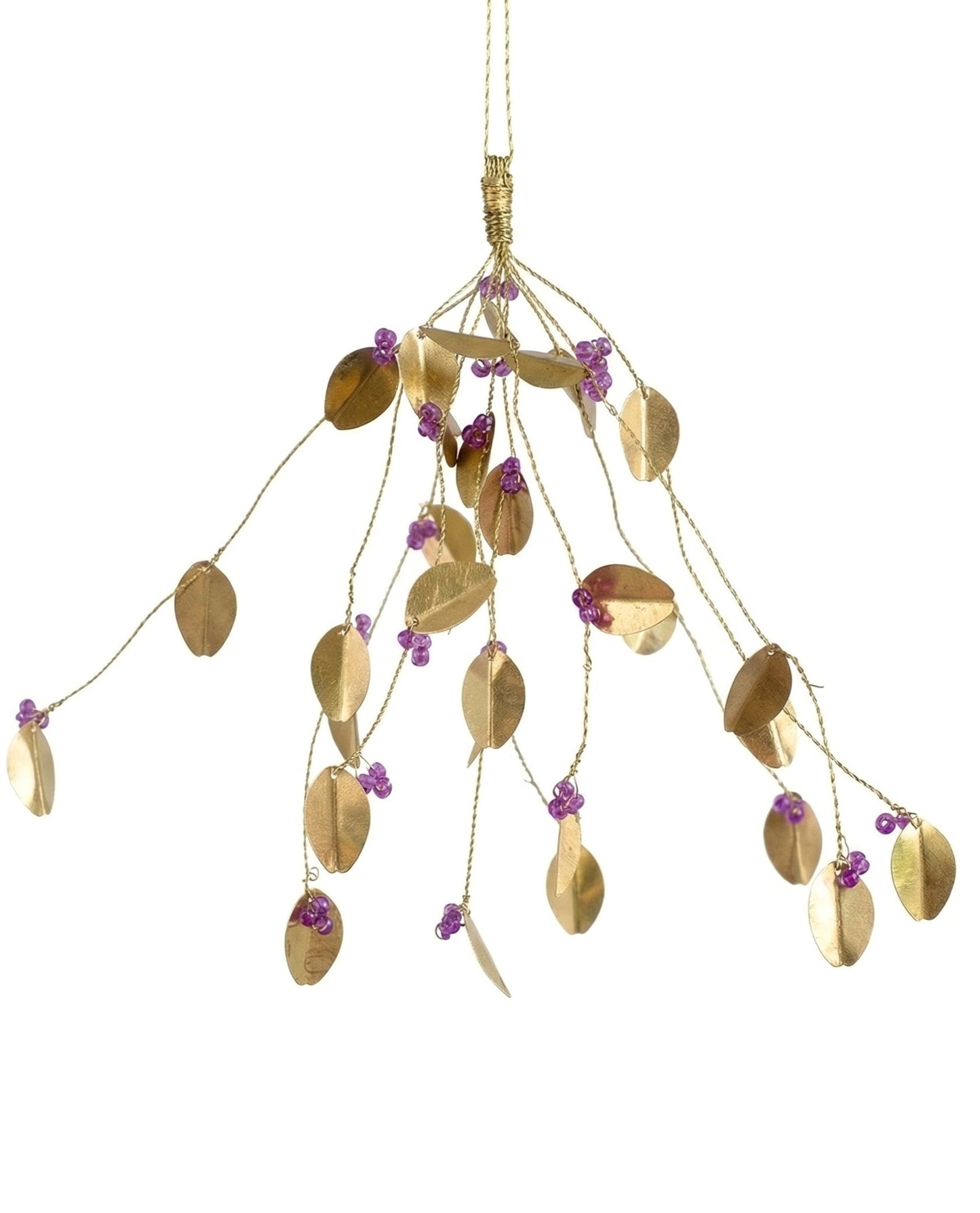 Bouquet de perles violettes EW-6206