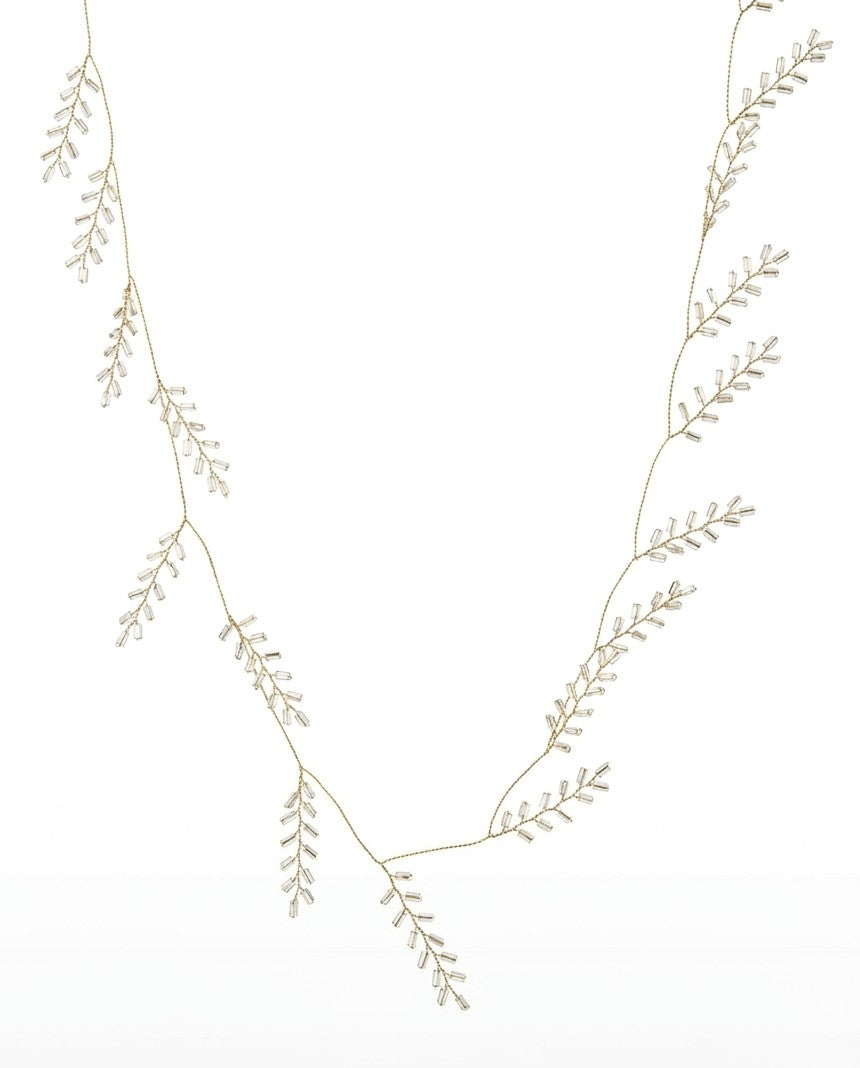 Garland champagne glas kralen WD26