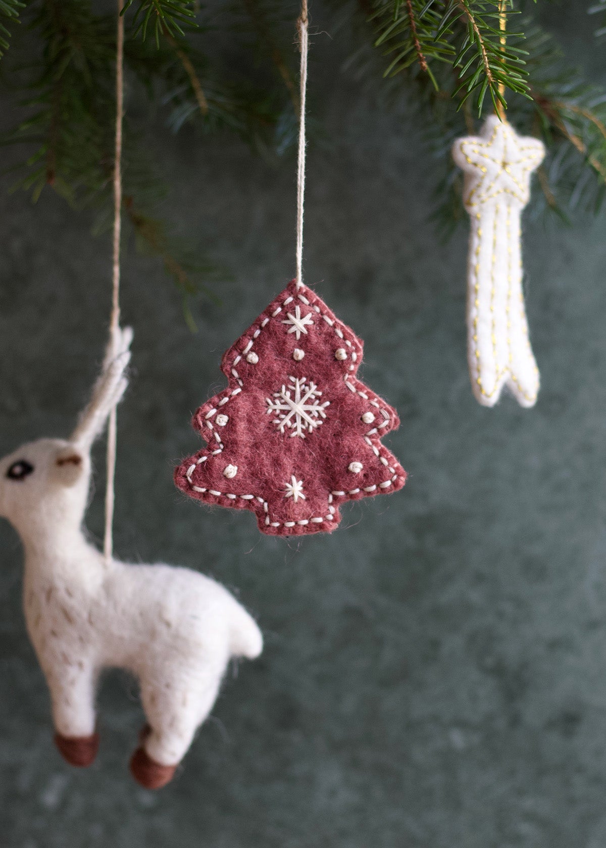 Vilt hertenornament NEP100