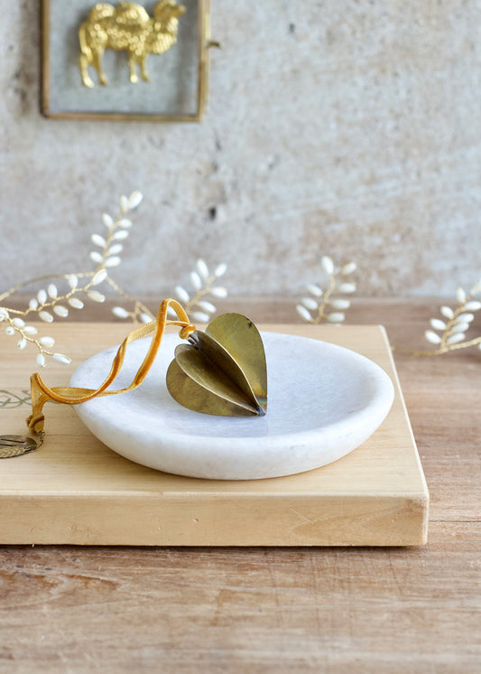 Brass heart hanger TI1520