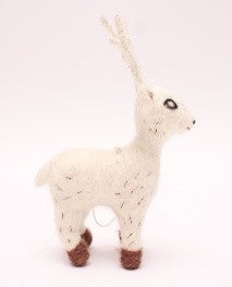 Felt deer ornament
