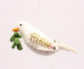 Felt peace dove