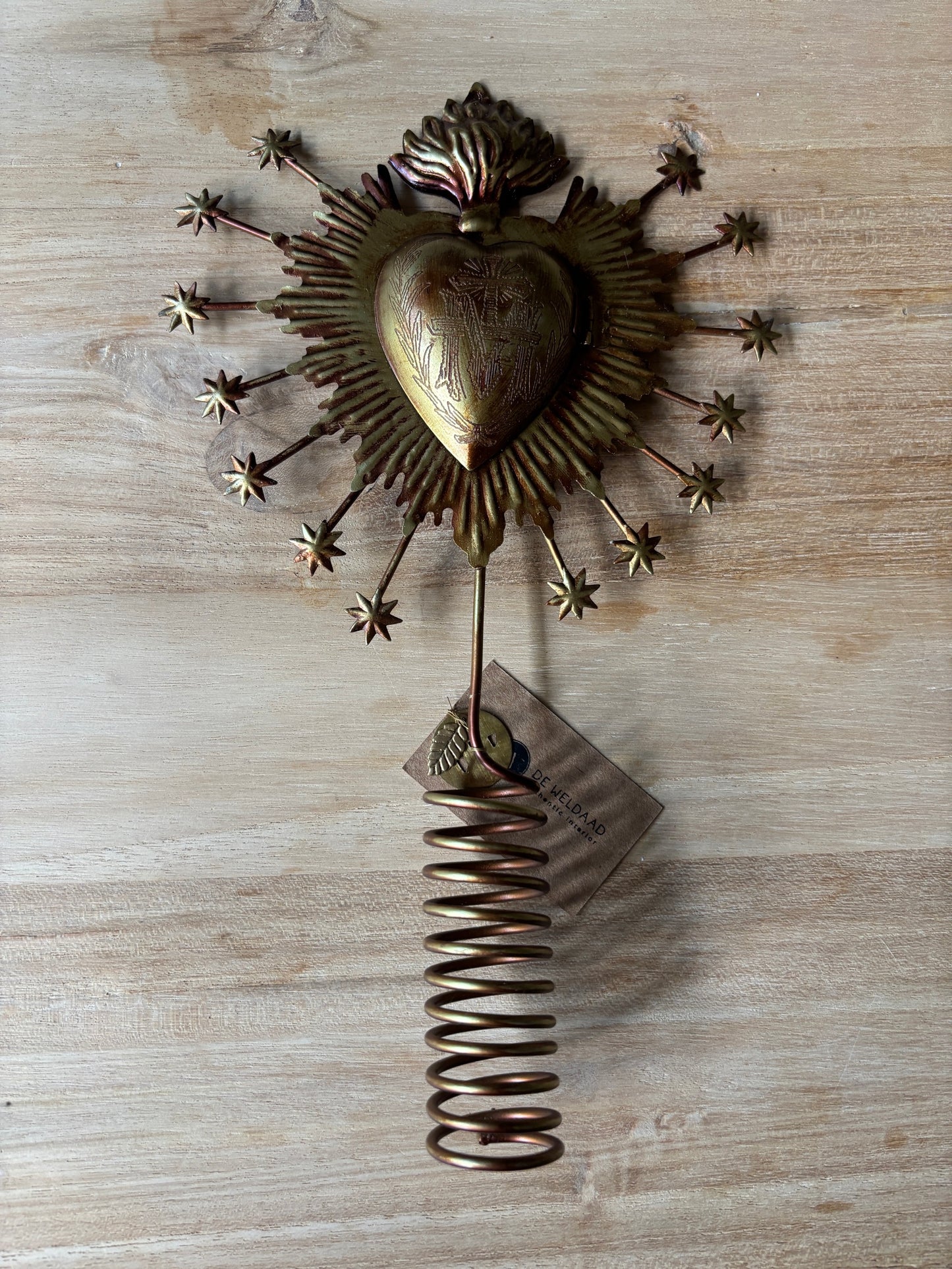 tree topper sacred hearts NAW23153