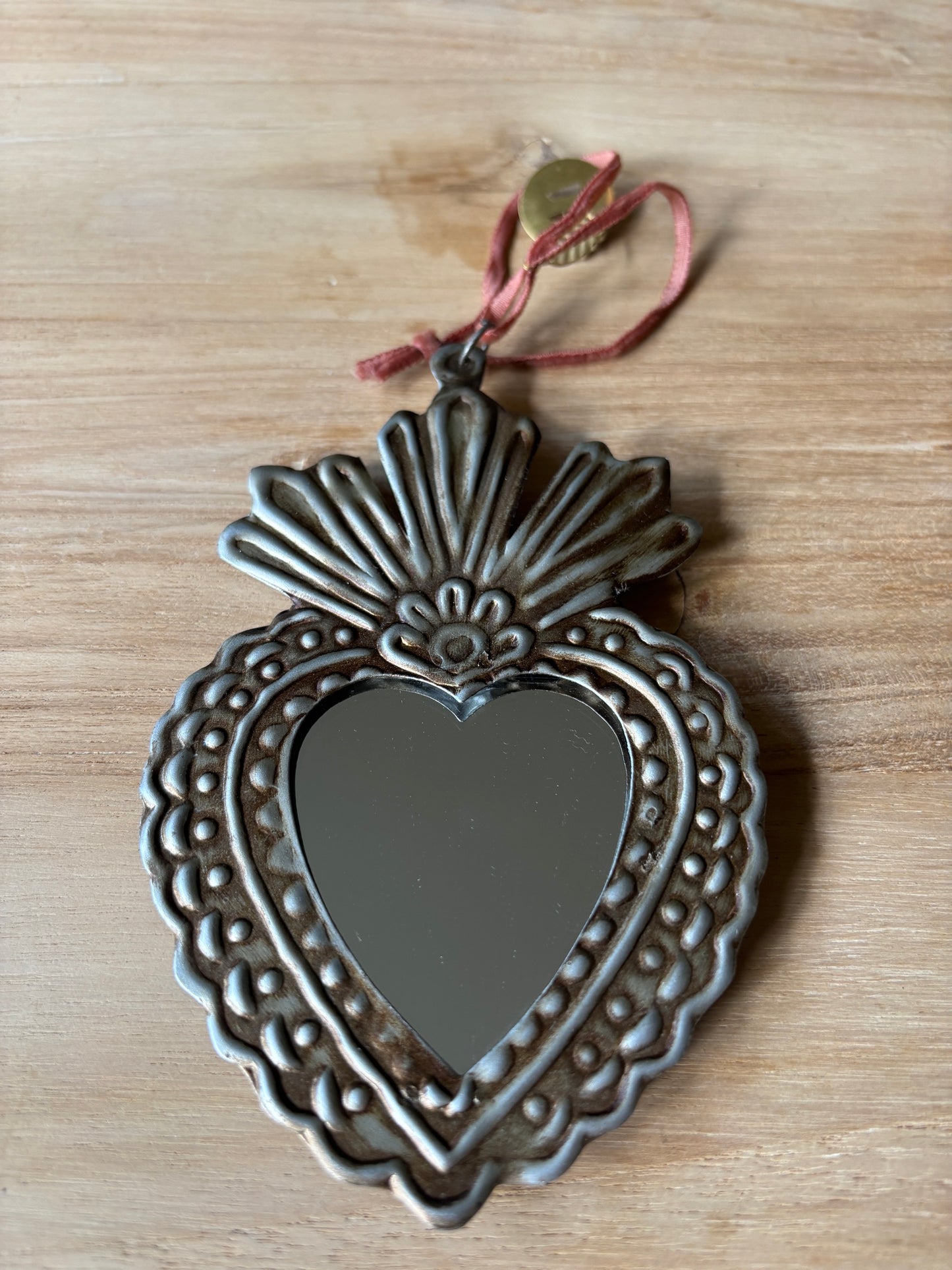 Heart Mirror silver NAW2506