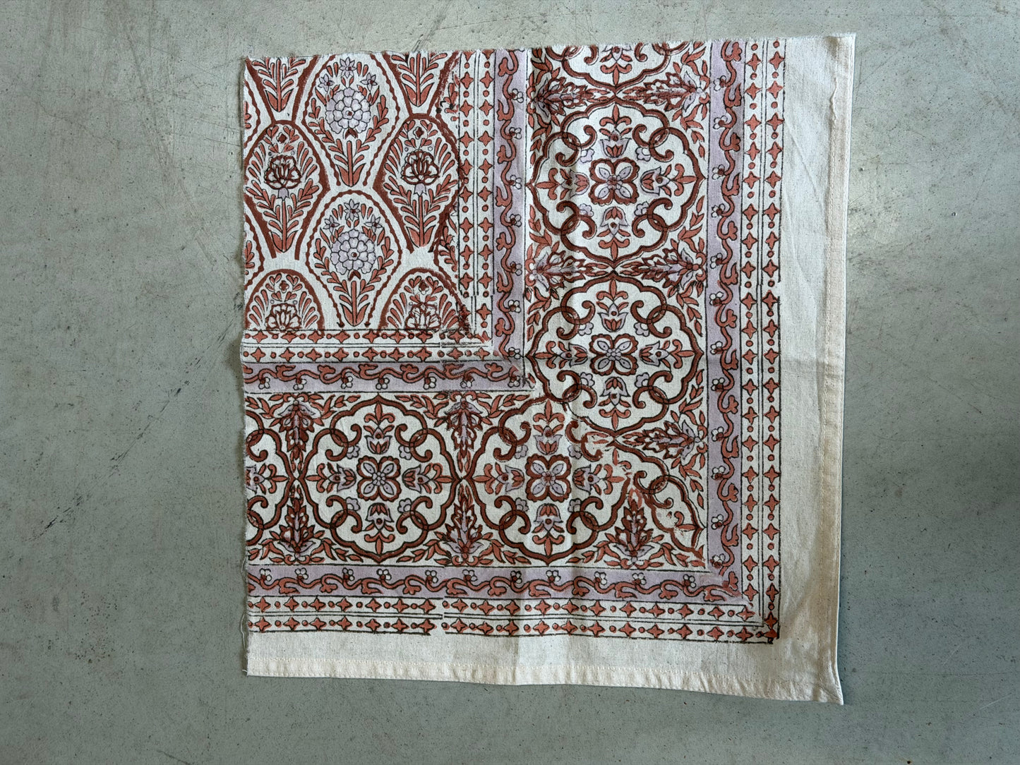 Blockprint tablecloth 150x240 Khat002