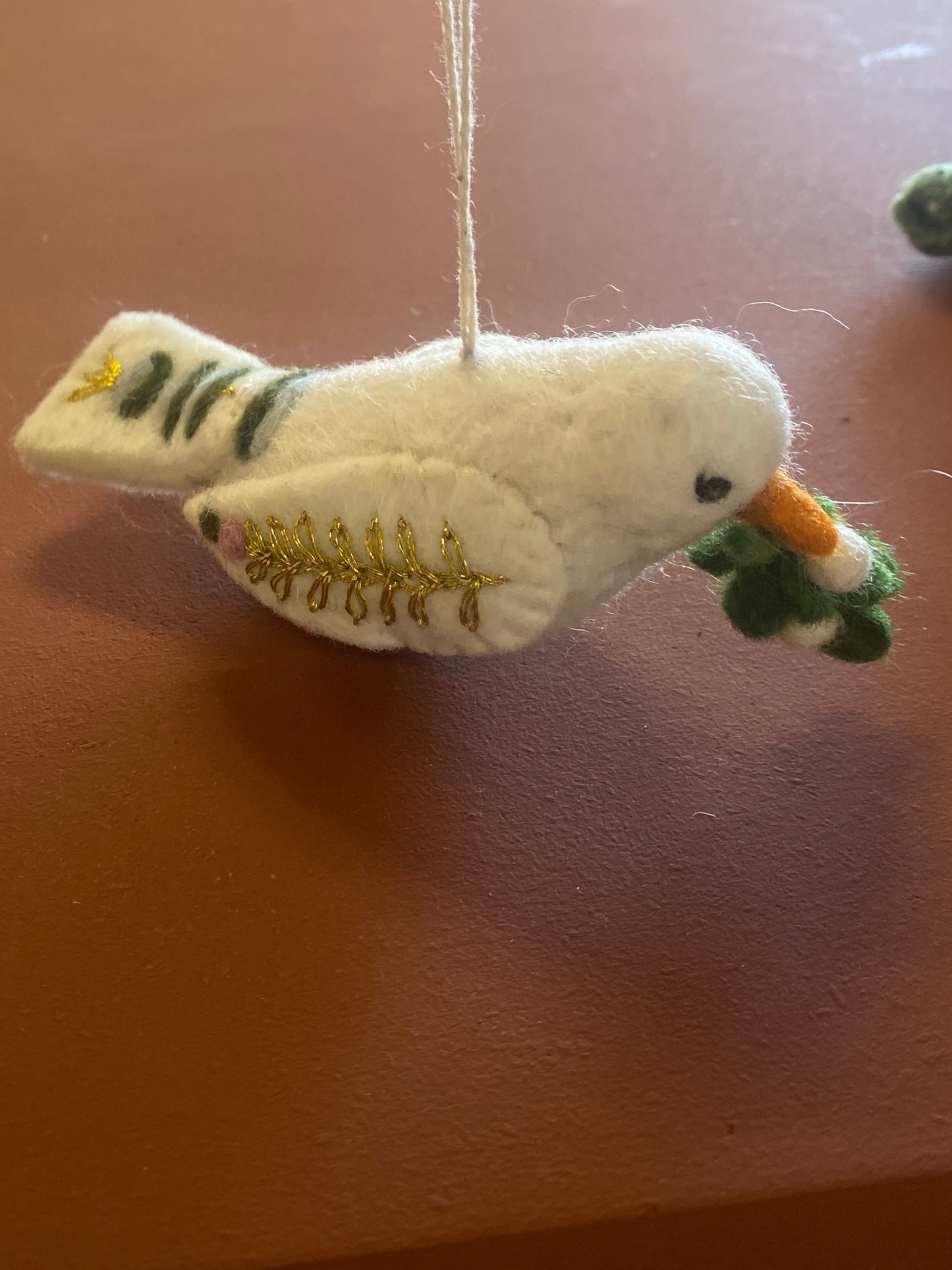 Felt peace dove