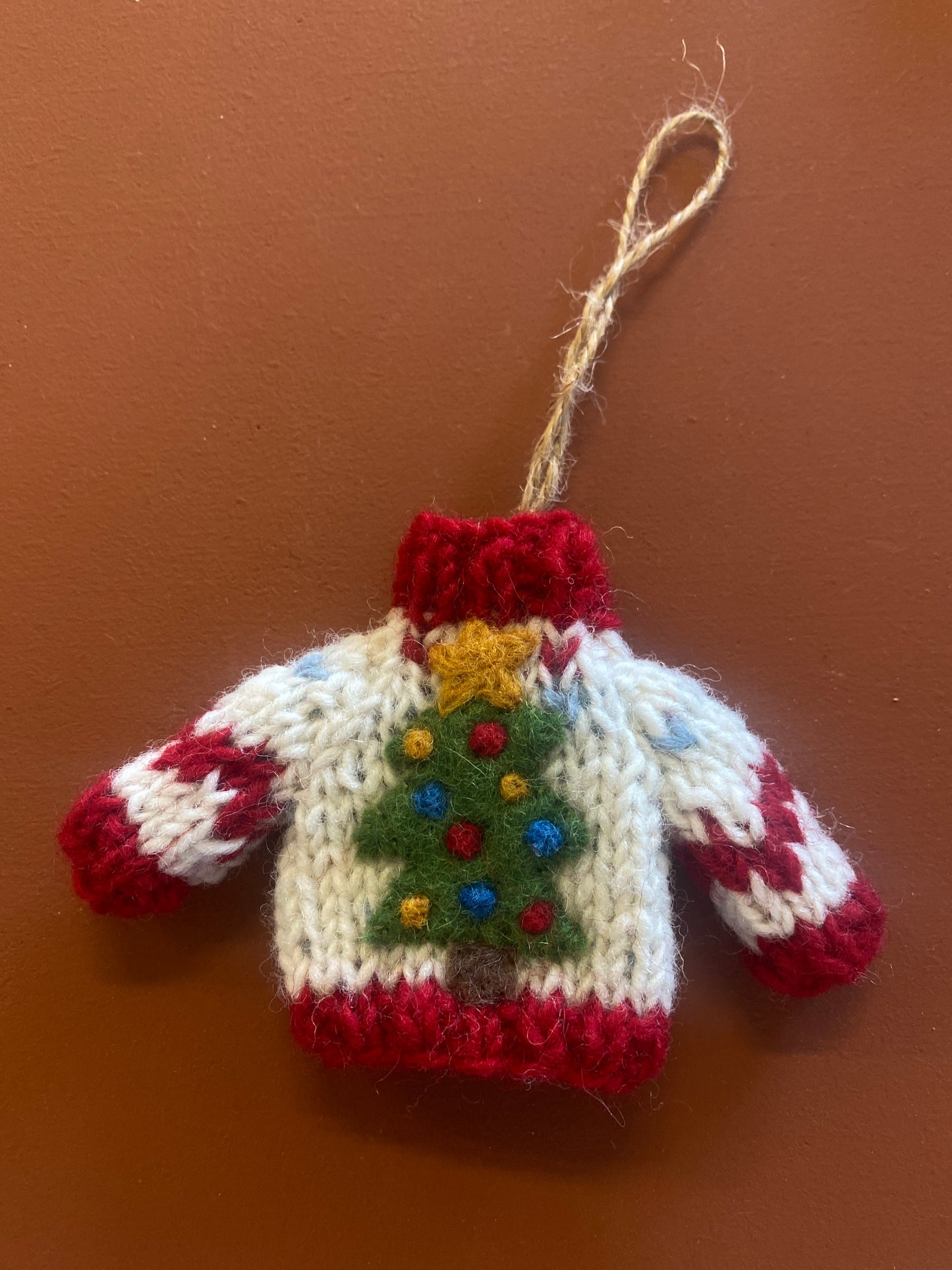 Ugly christmas Jumper red