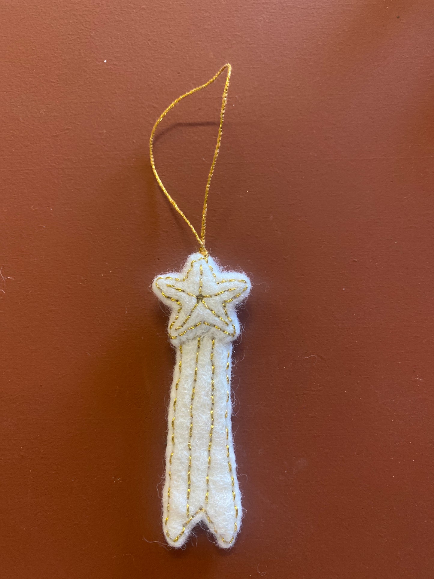 Felt shooting star