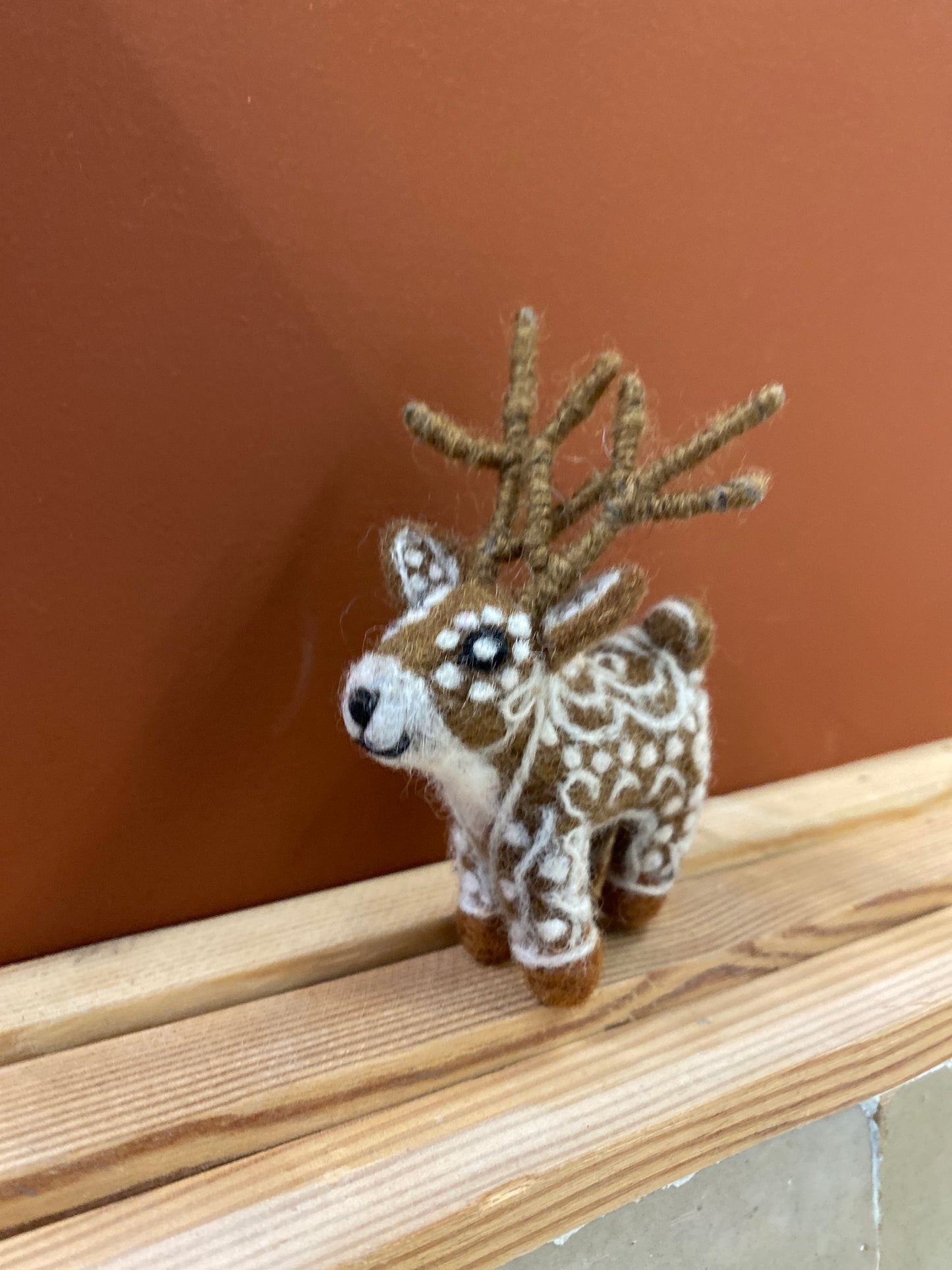 Felt brown deer