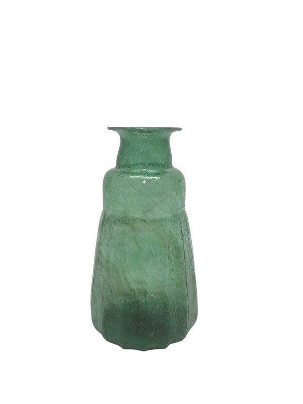 Vase dark green recycled WEL239