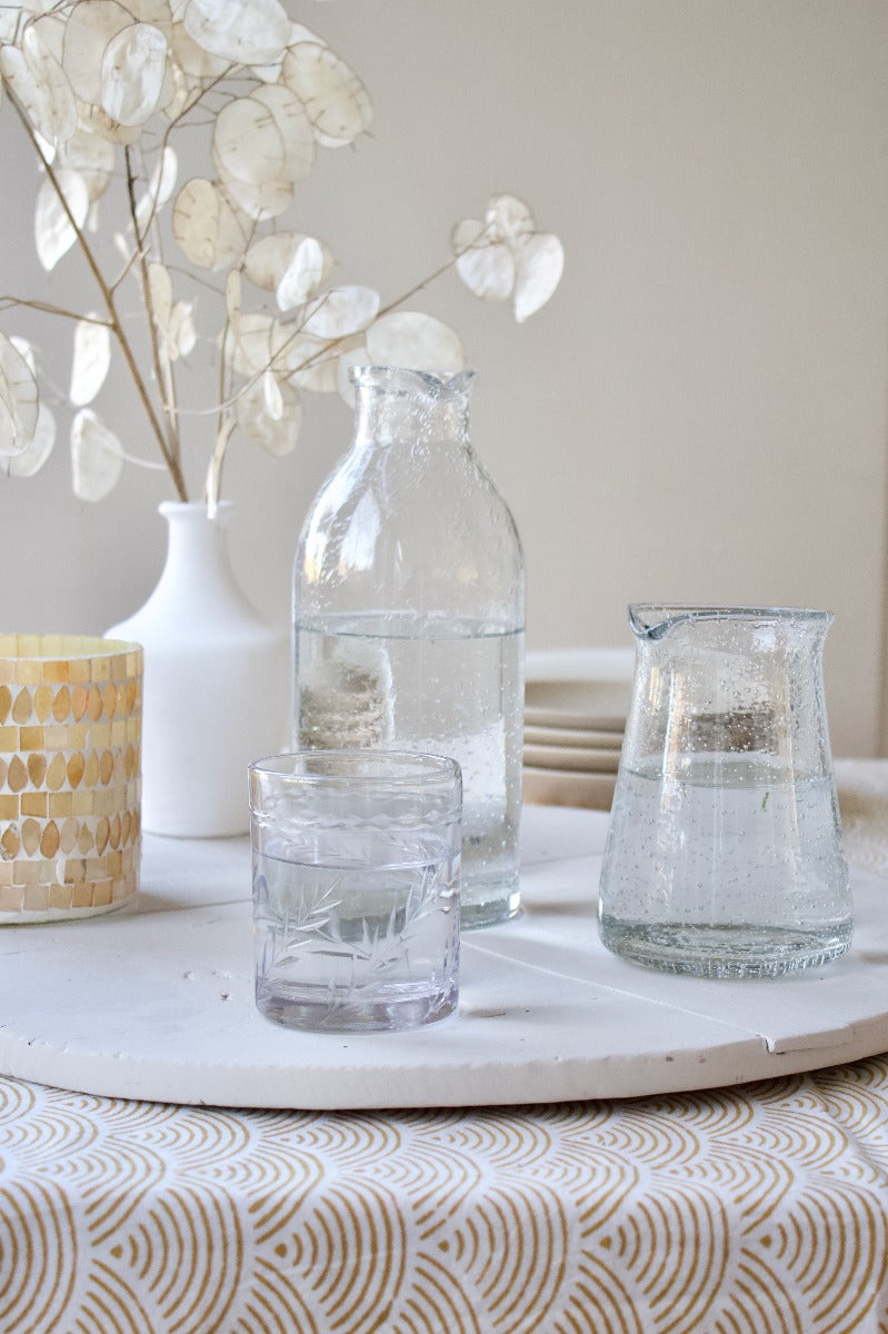 Caraffe seeded glass WEL103
