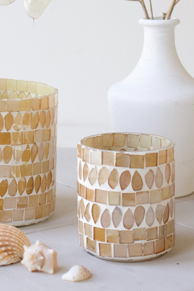 Tealightholder mosaic WEL151