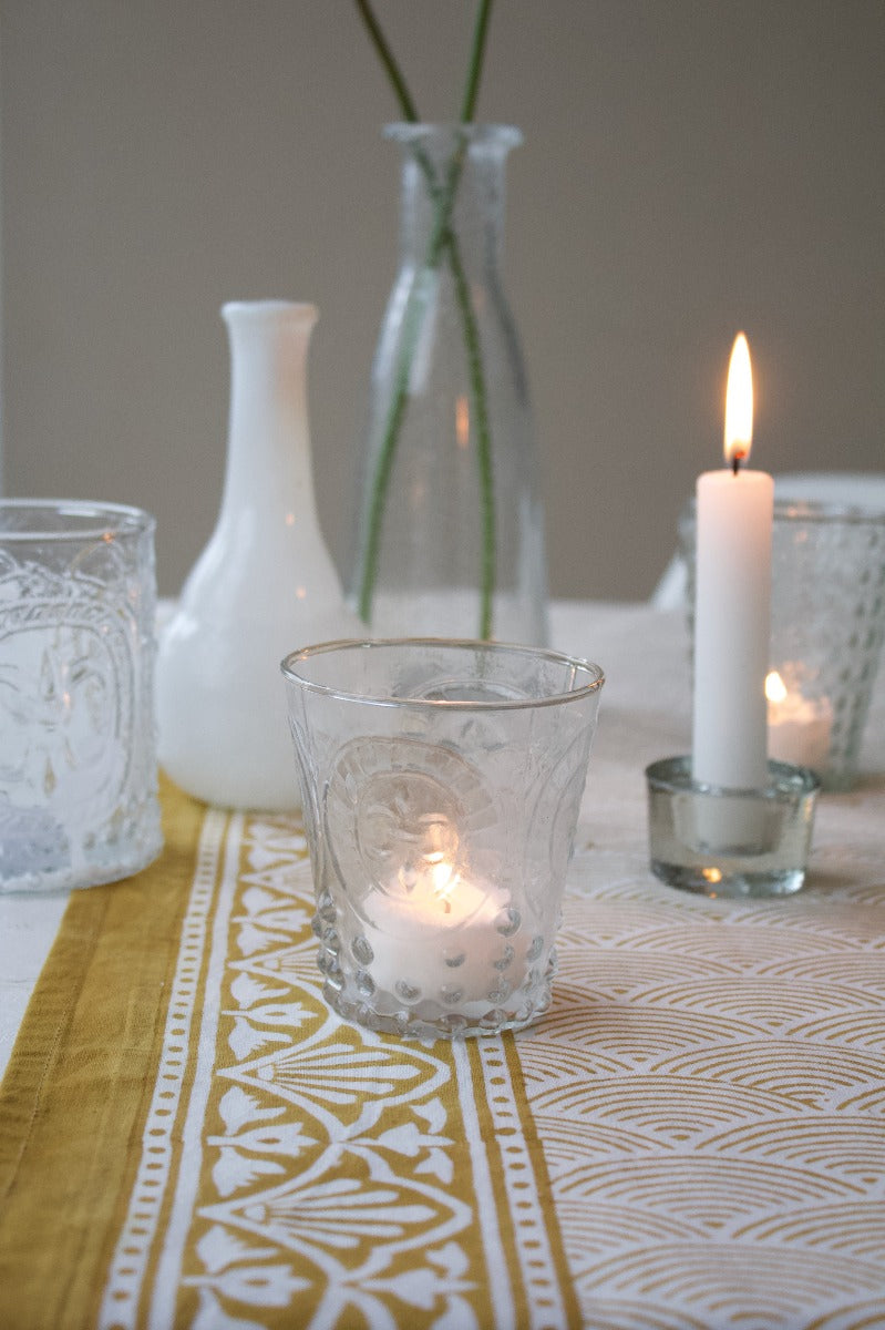 Kaarsenhouder transparant glas WEL178
