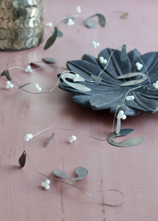 Mistletoe garland zinc EW-4583