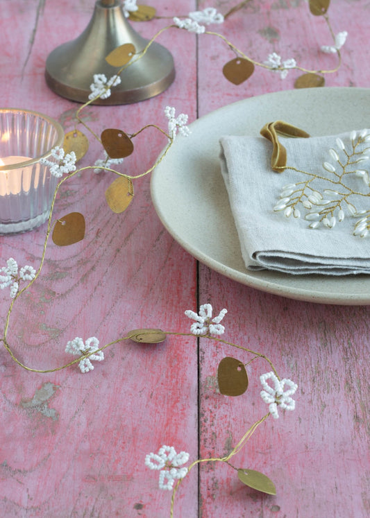 Garland Flower and gold EW-5559B