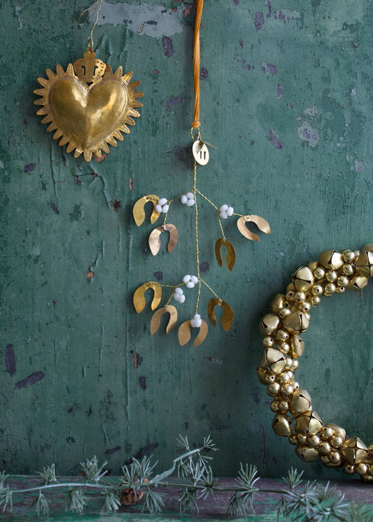 Mistletoe bunch pearl beads TI2525