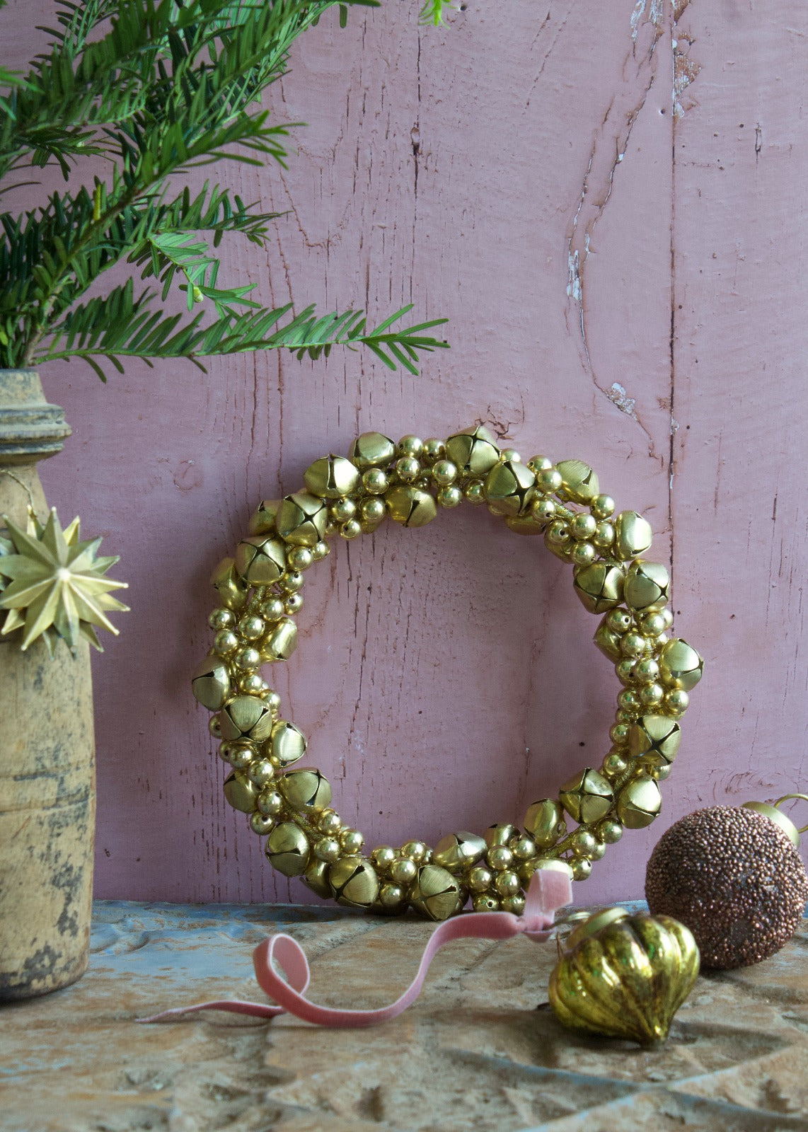 Wreath of brass bells WD17