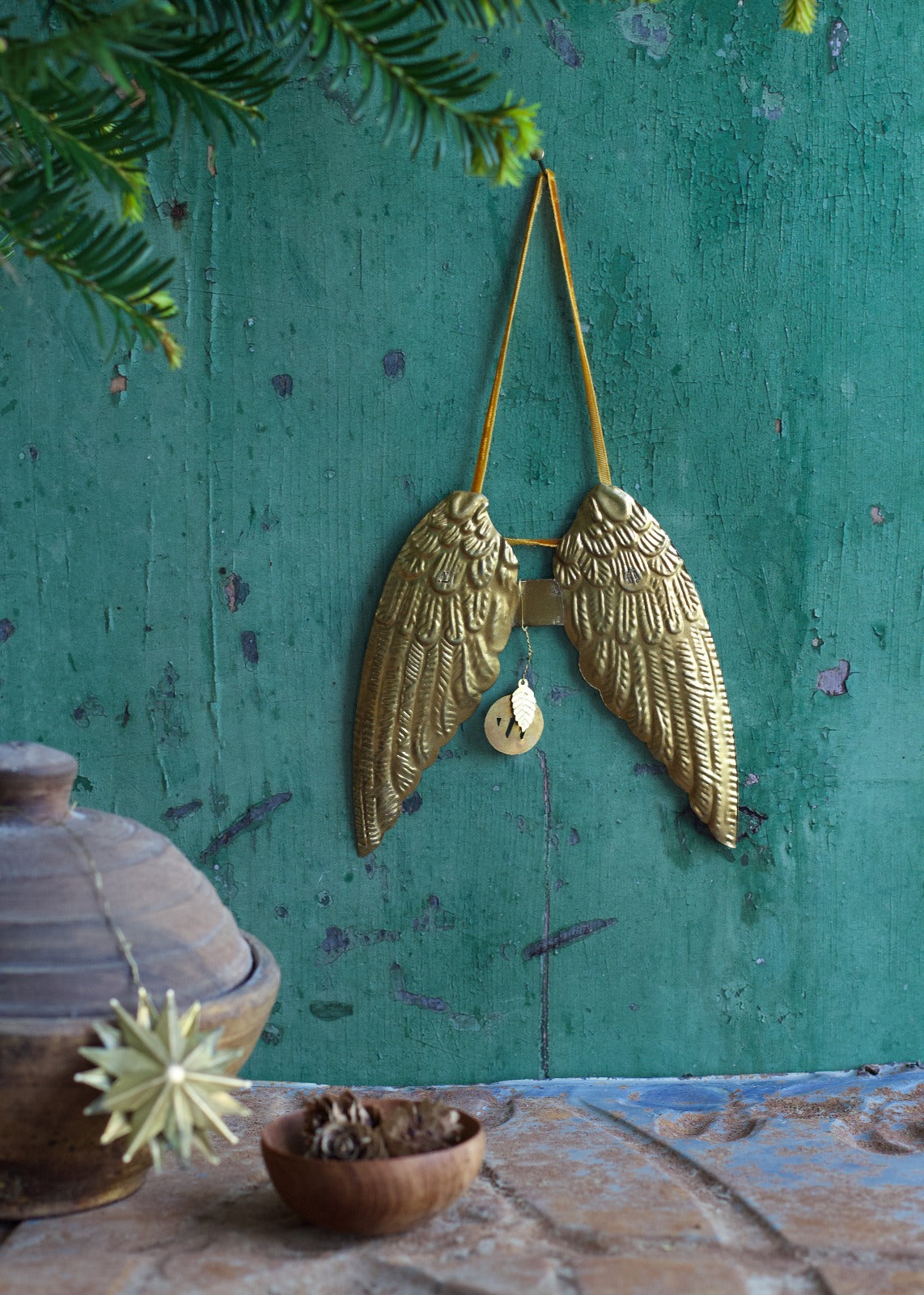Wing pair ornament EW-2147LG
