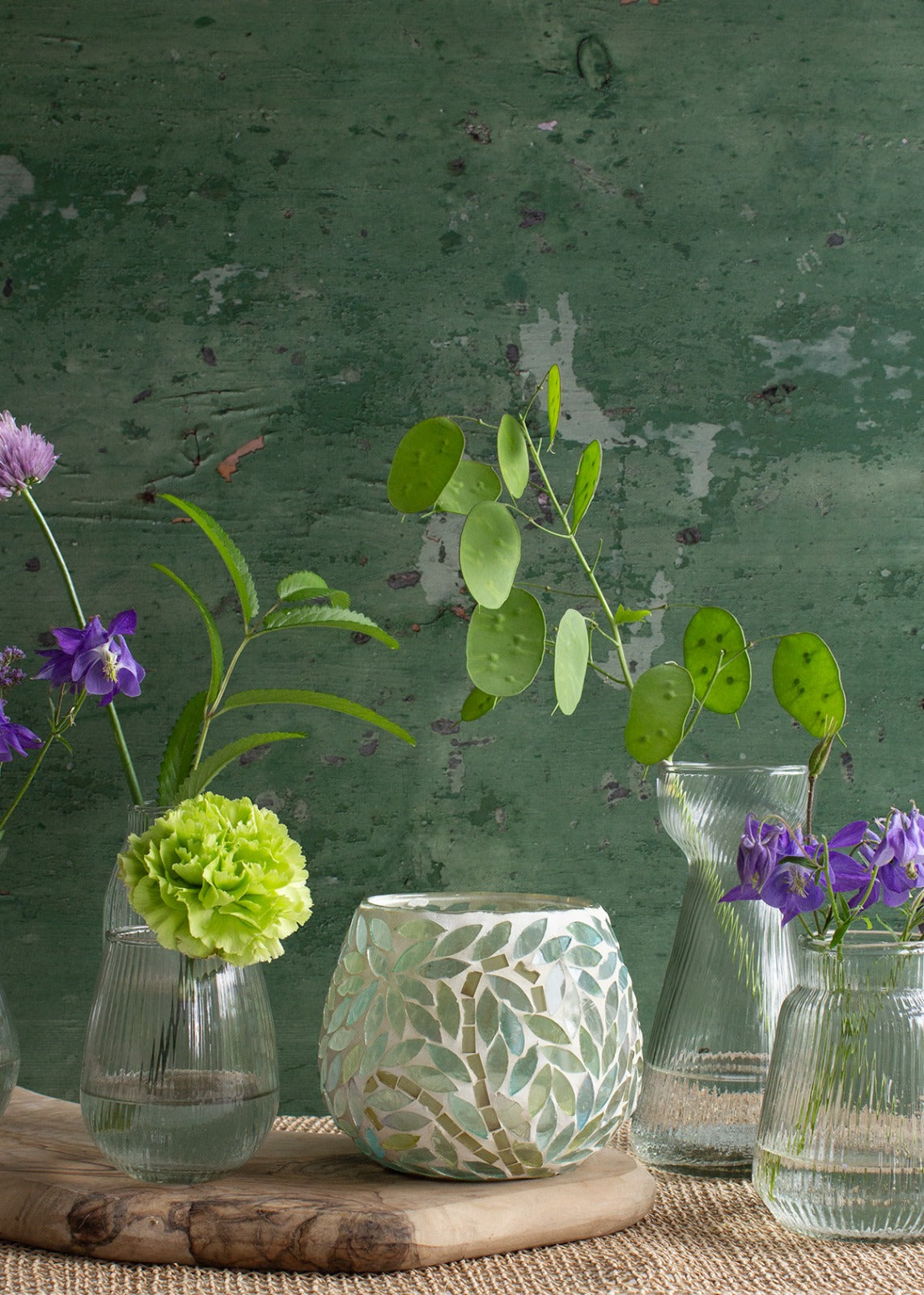 Ribbed vase WEL225