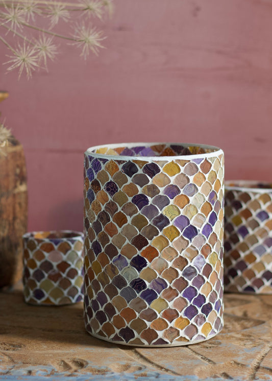 Tealight Funky mosaic WEL221