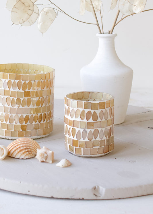 Tealightholder mosaic WEL151