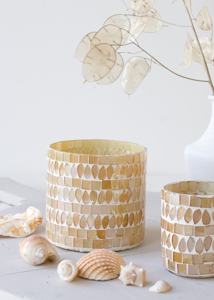 Tealightholder mosaic WEL152