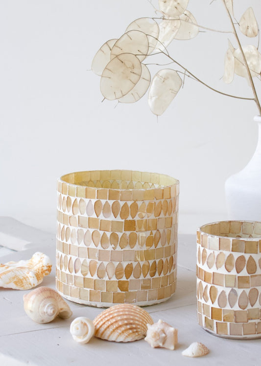 Tealightholder mosaic WEL152