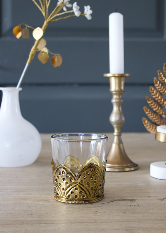 Tealightholder transparent glass WEL121