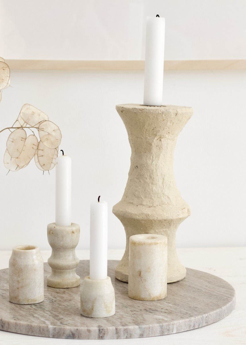 Candlestand paper mache E041