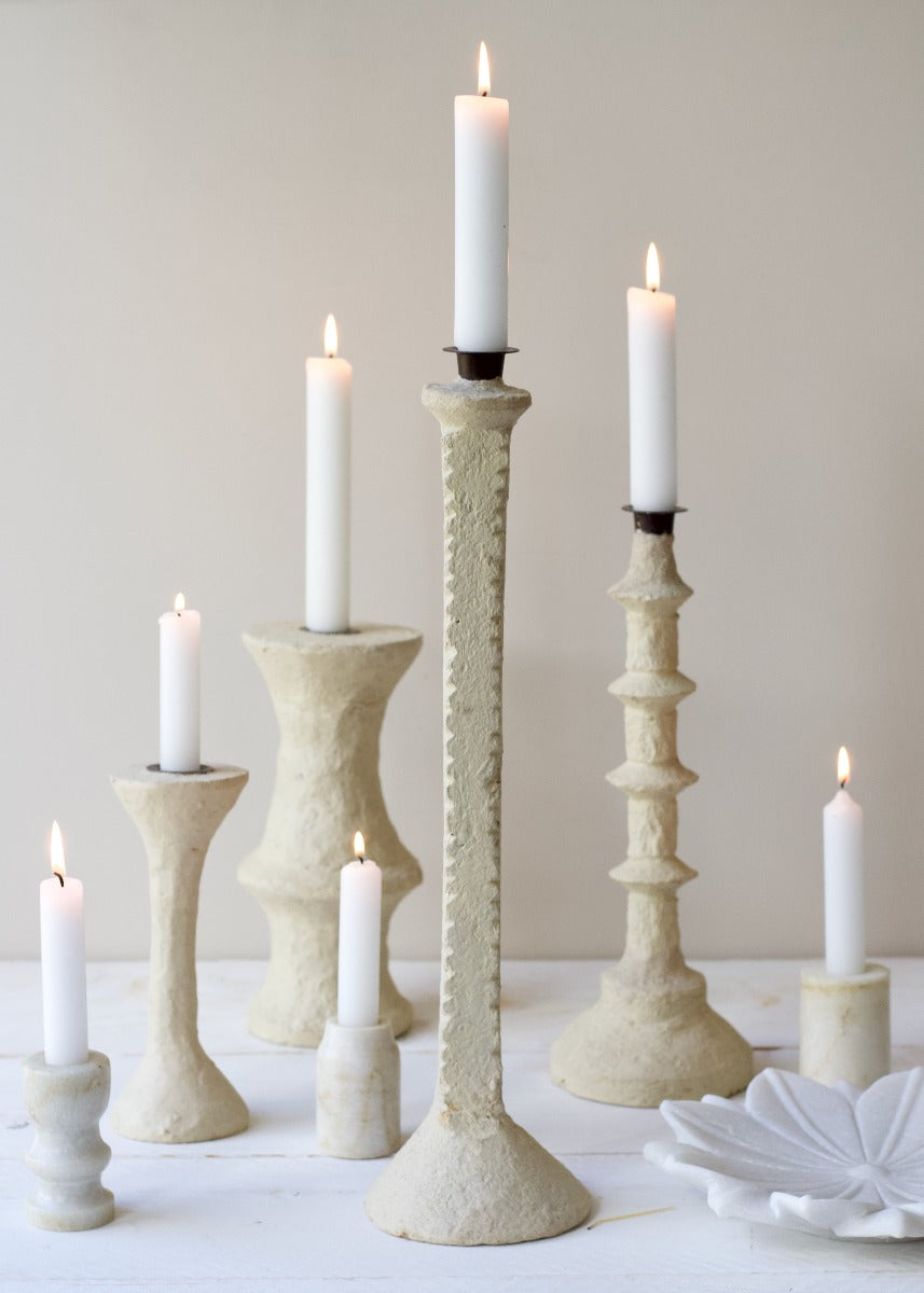 Candleholder paper mache E042