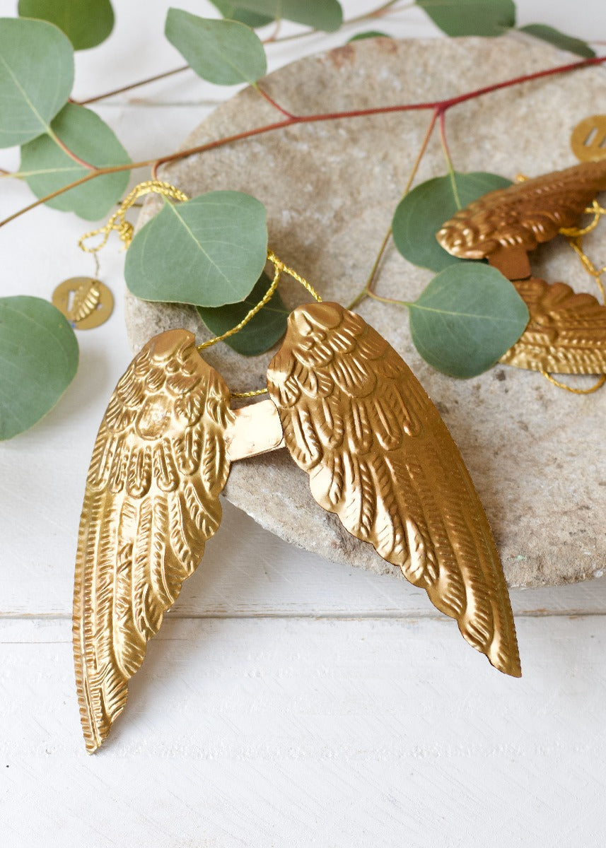 Wing pair ornament EW-2147LG