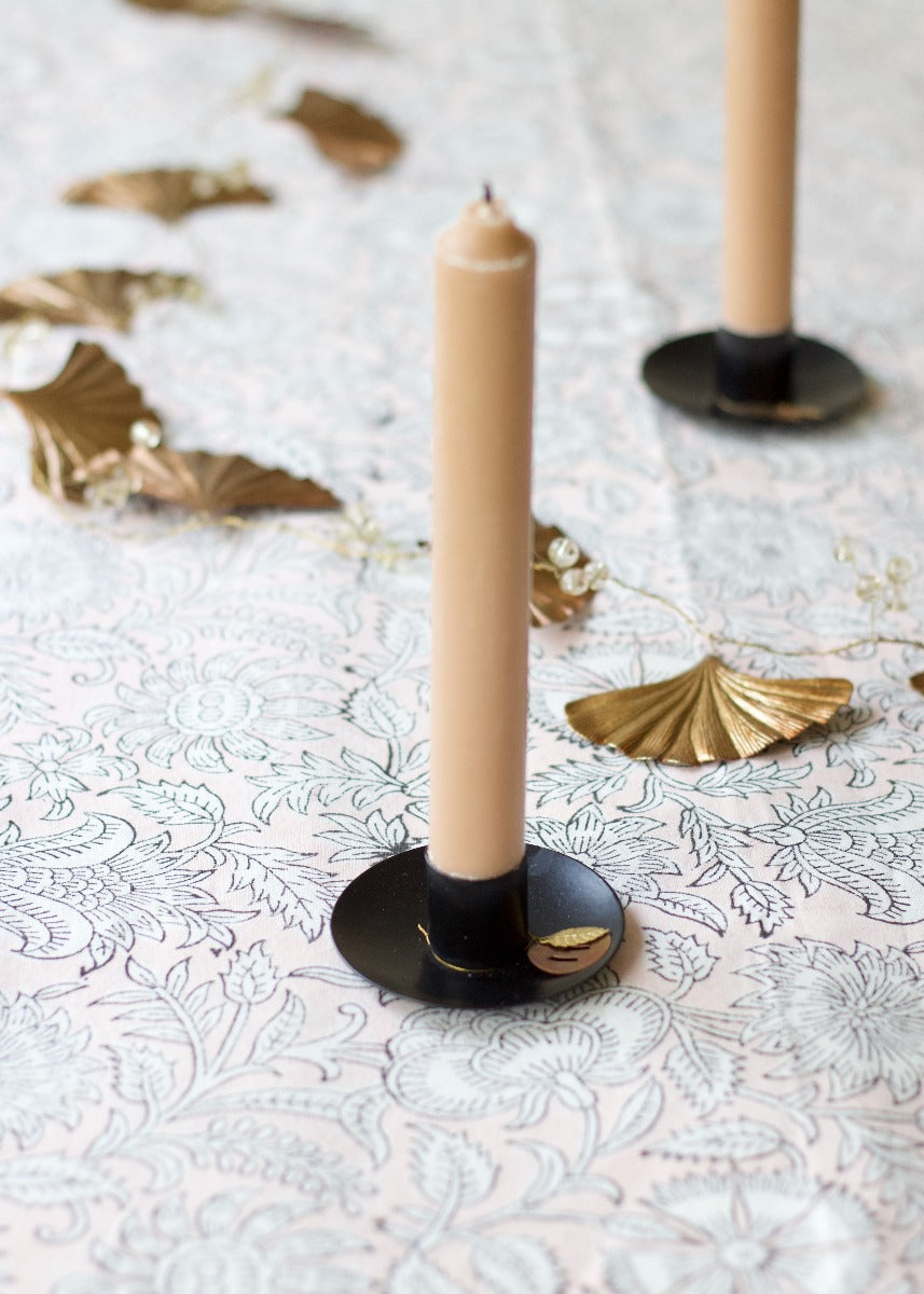 Candle holder black EW-5297bl