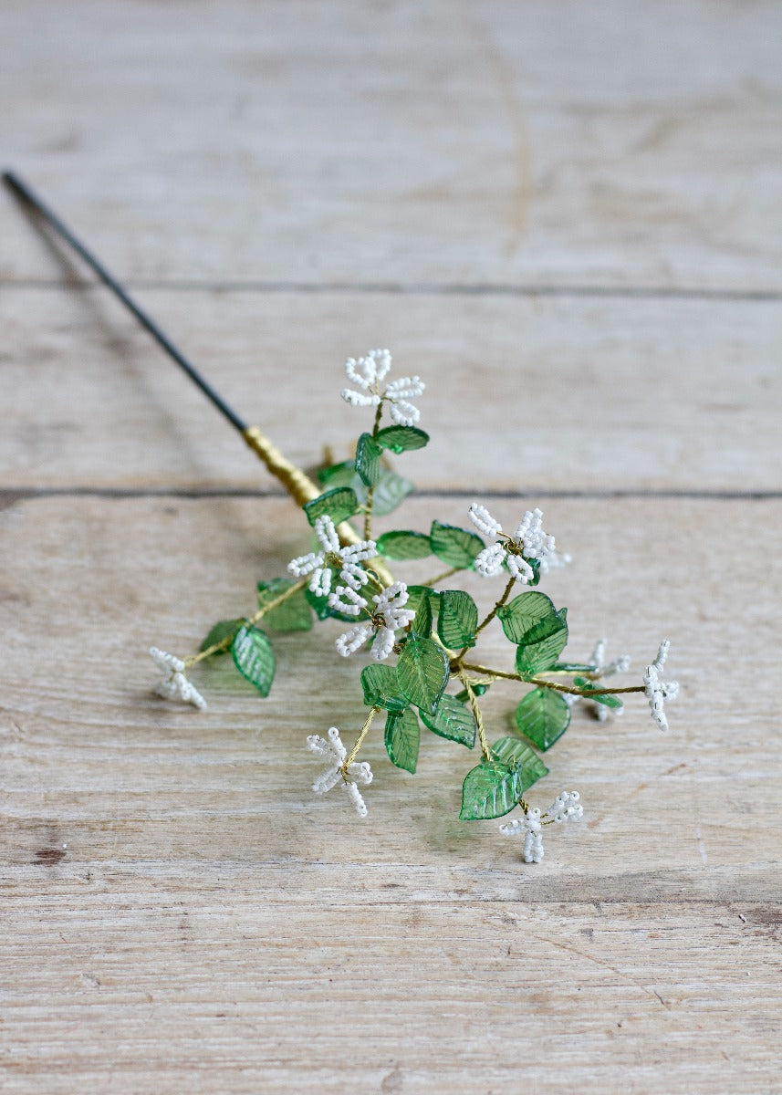 Fleur feuilles vertes TI1823