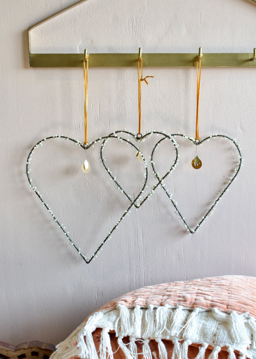 Heart with pearl Set3 TI0923