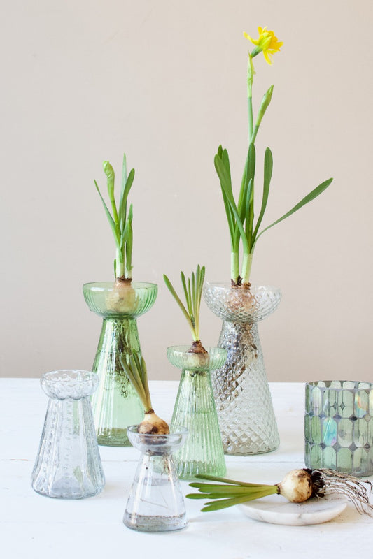 Vase jacinthe vert S WEL031