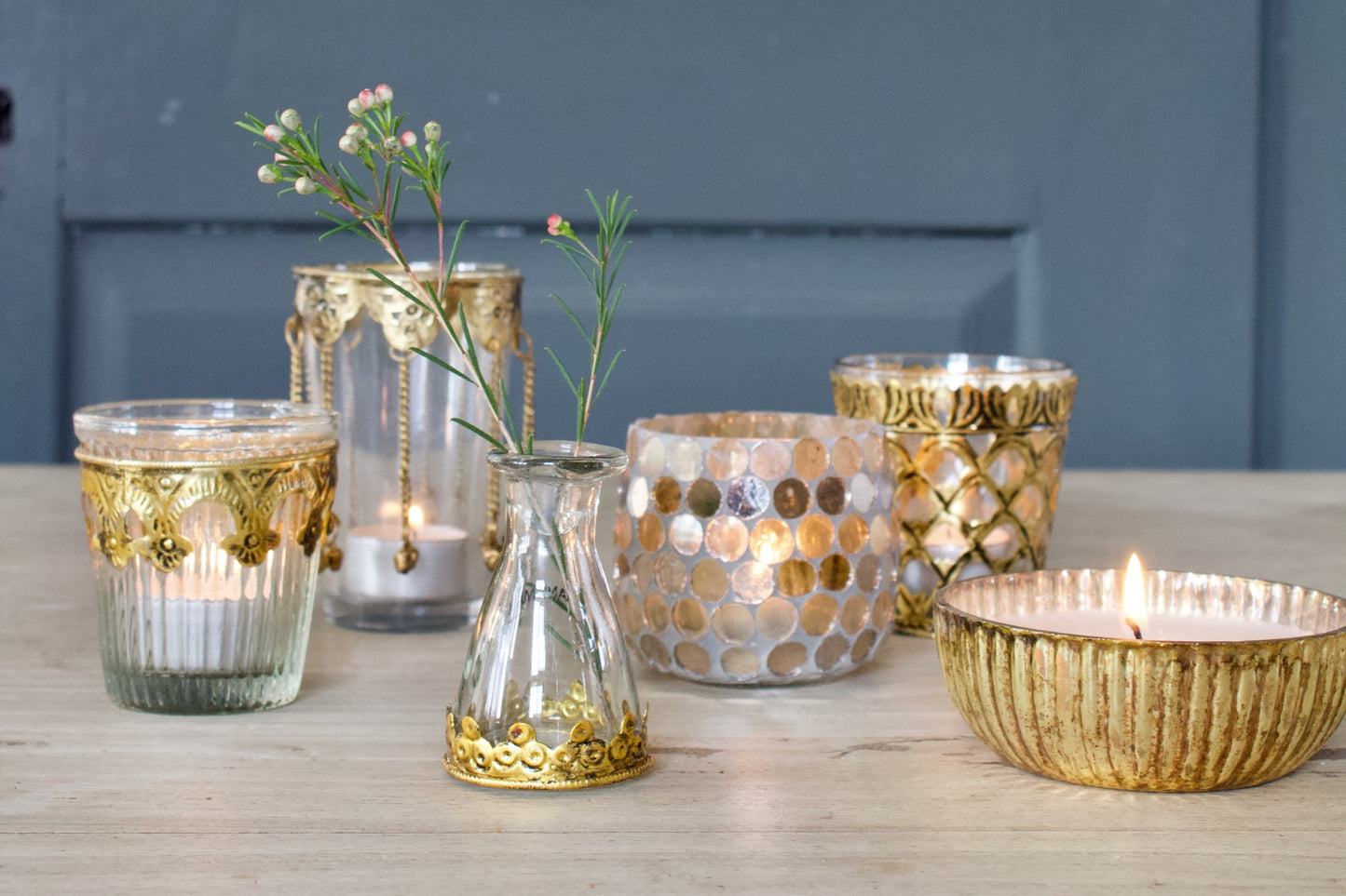 Tealightholder transparent glass WEL121