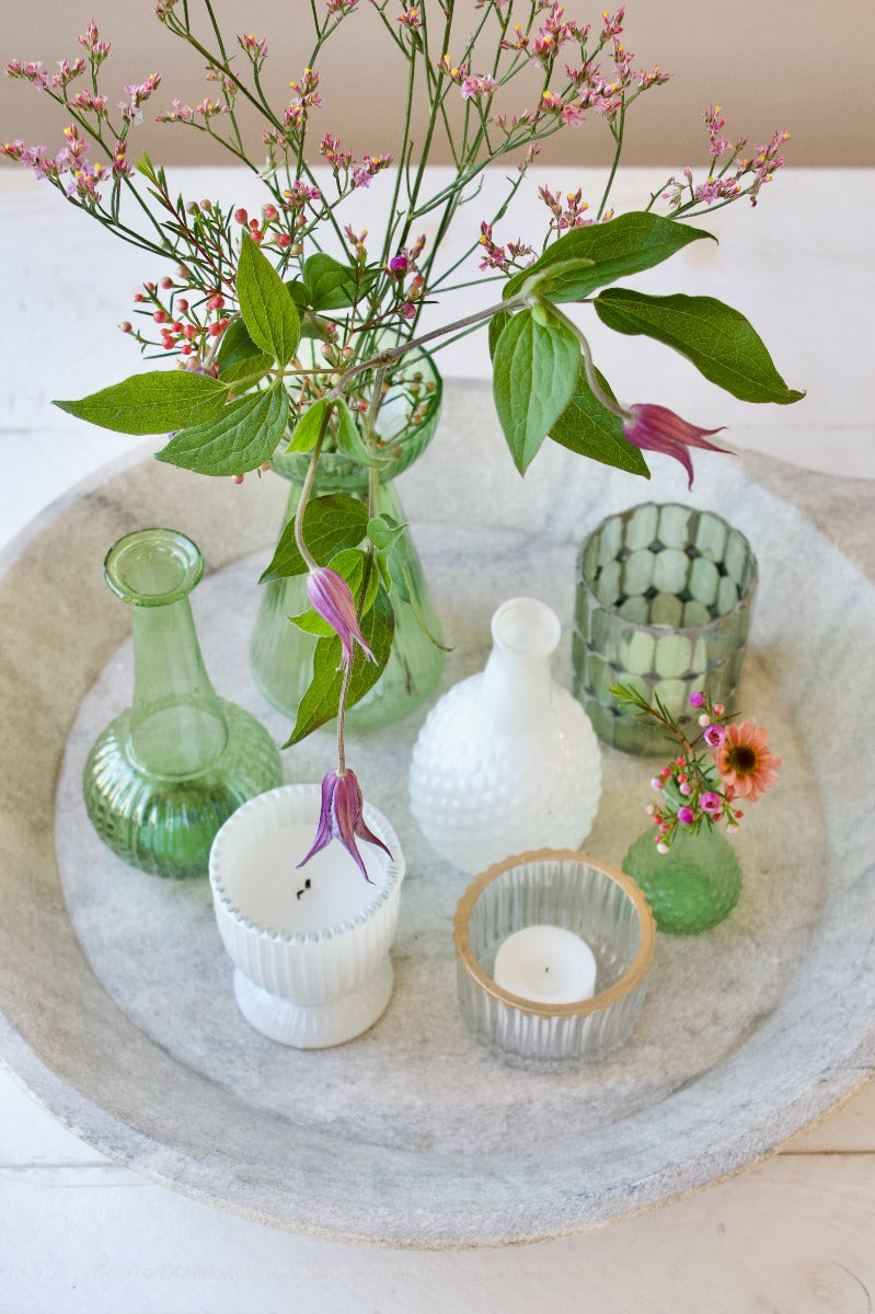 Vase recycled glass WEL198