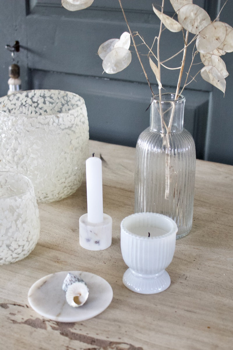White marble soapdish MJ641