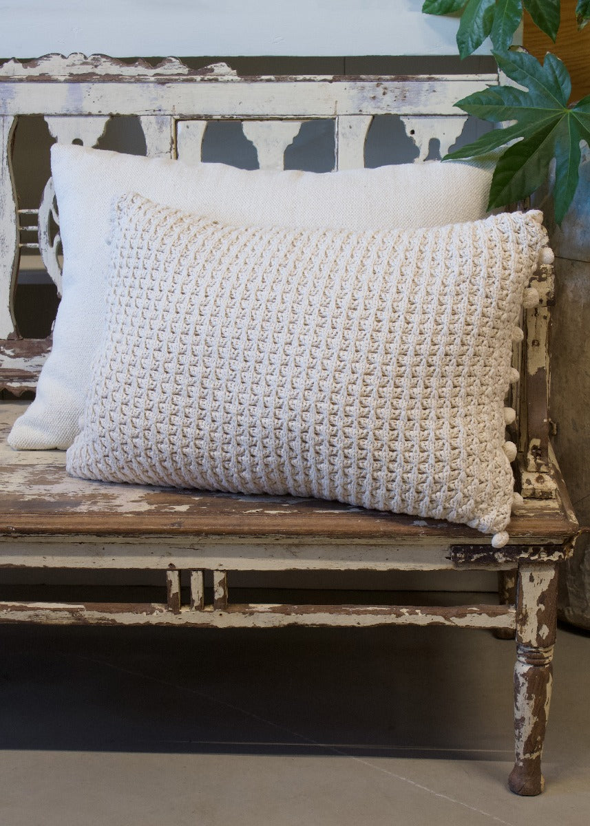Cushion knitted cotton RUG03