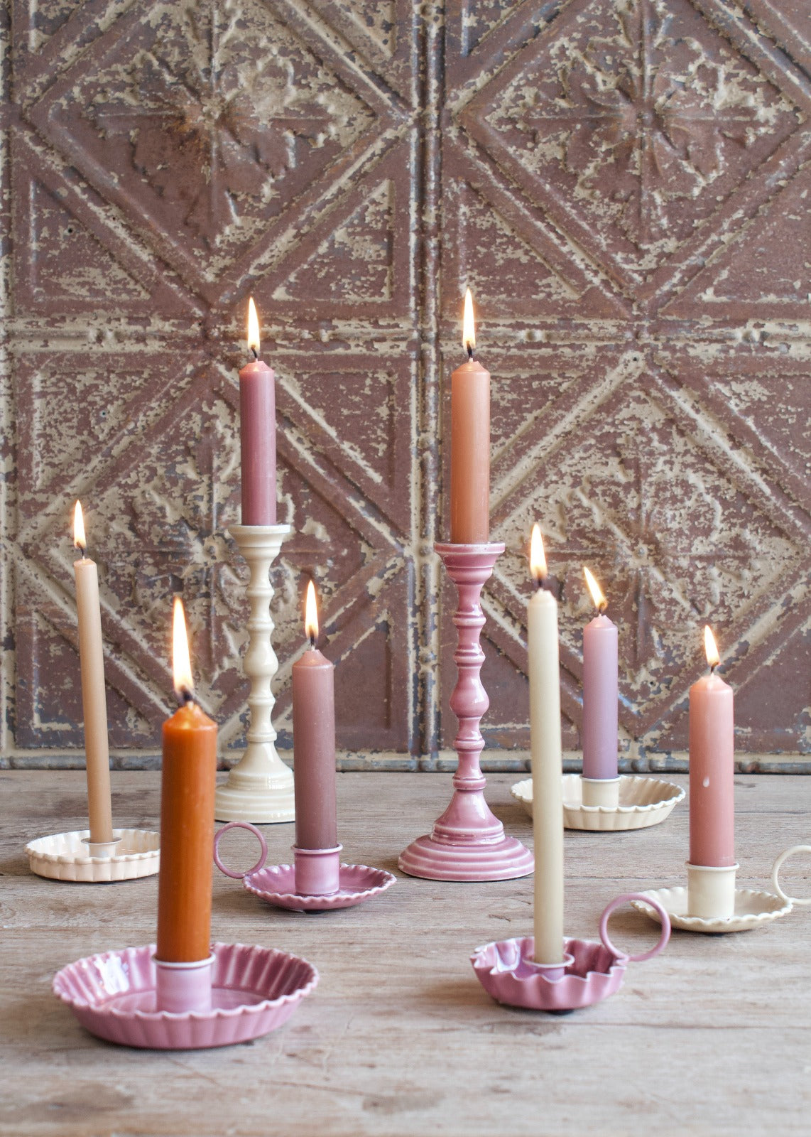 Bougeoir jolie beige DG12