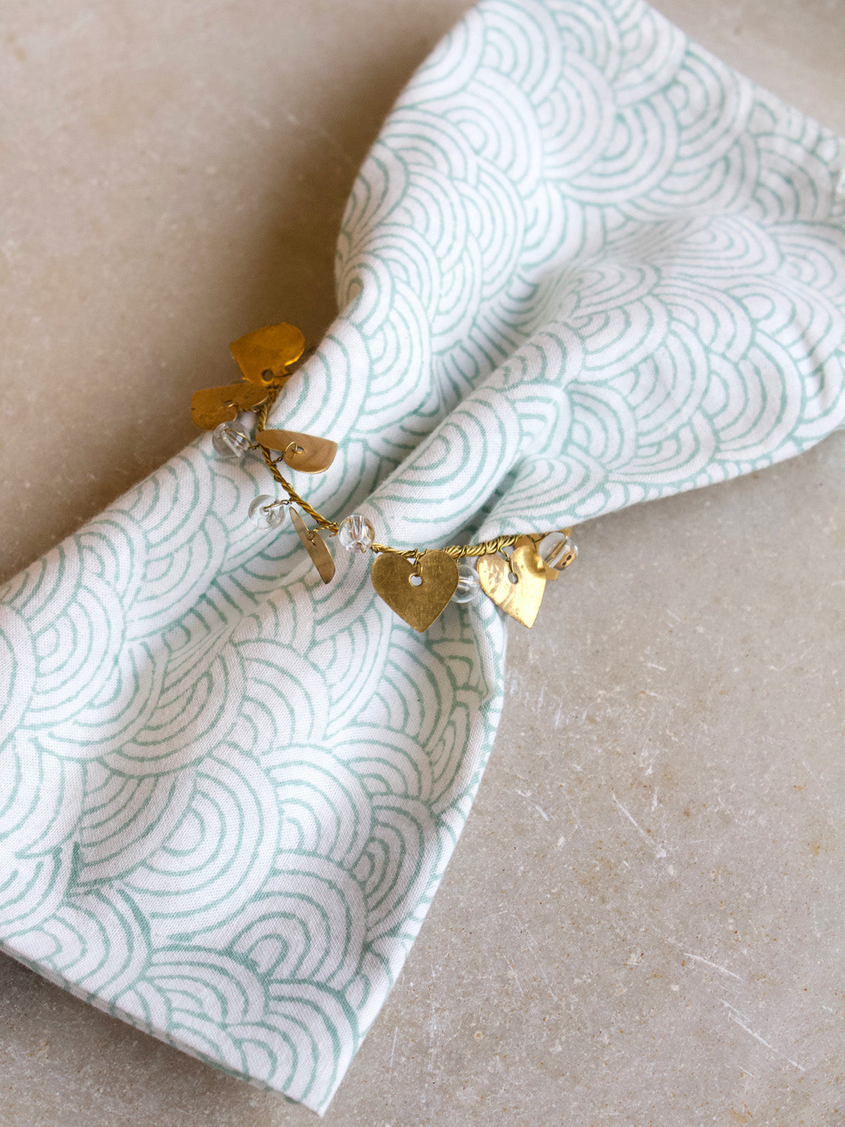 Rond de serviette coeurs TI24001