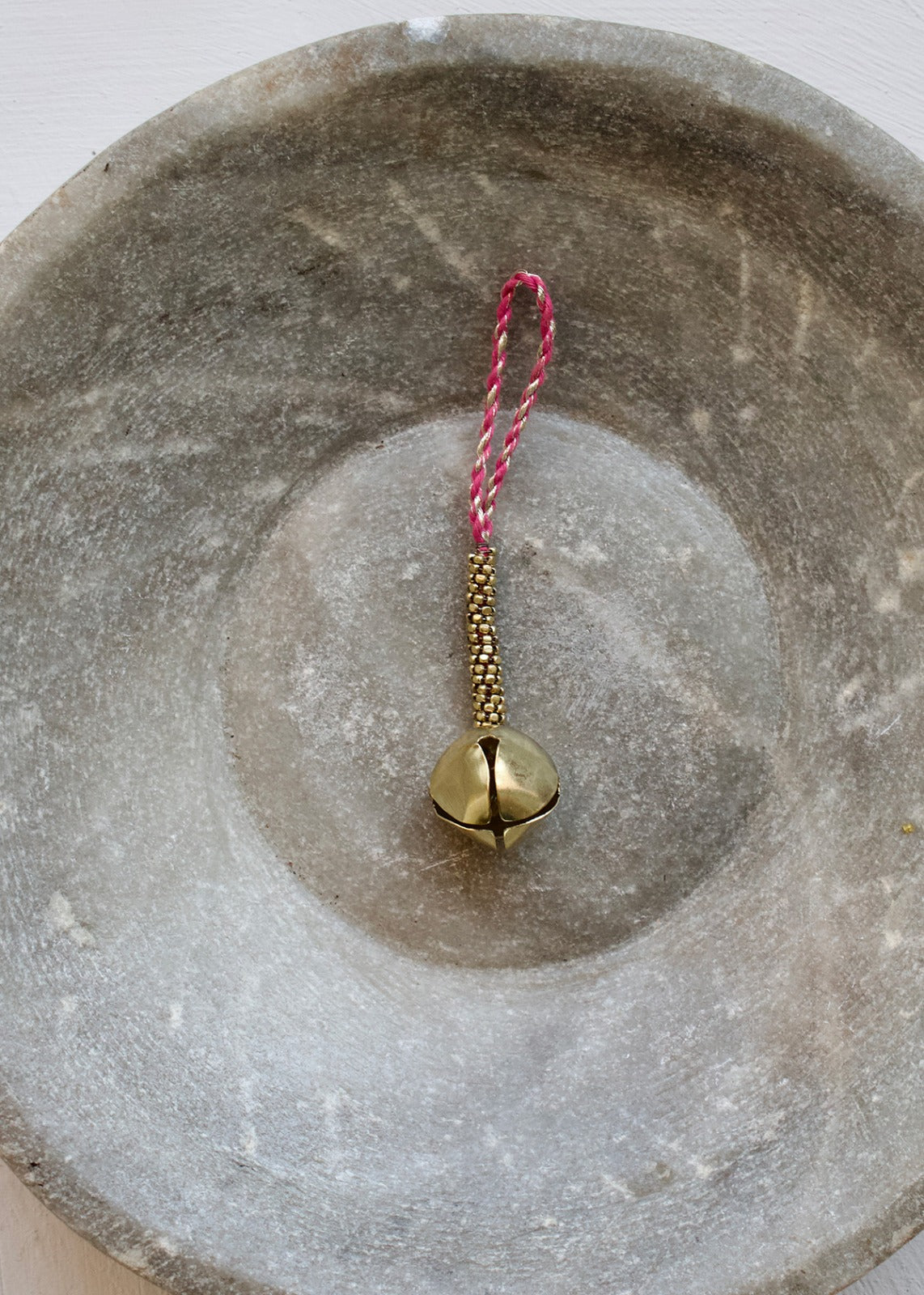 Bel ornament messing kralen BE002