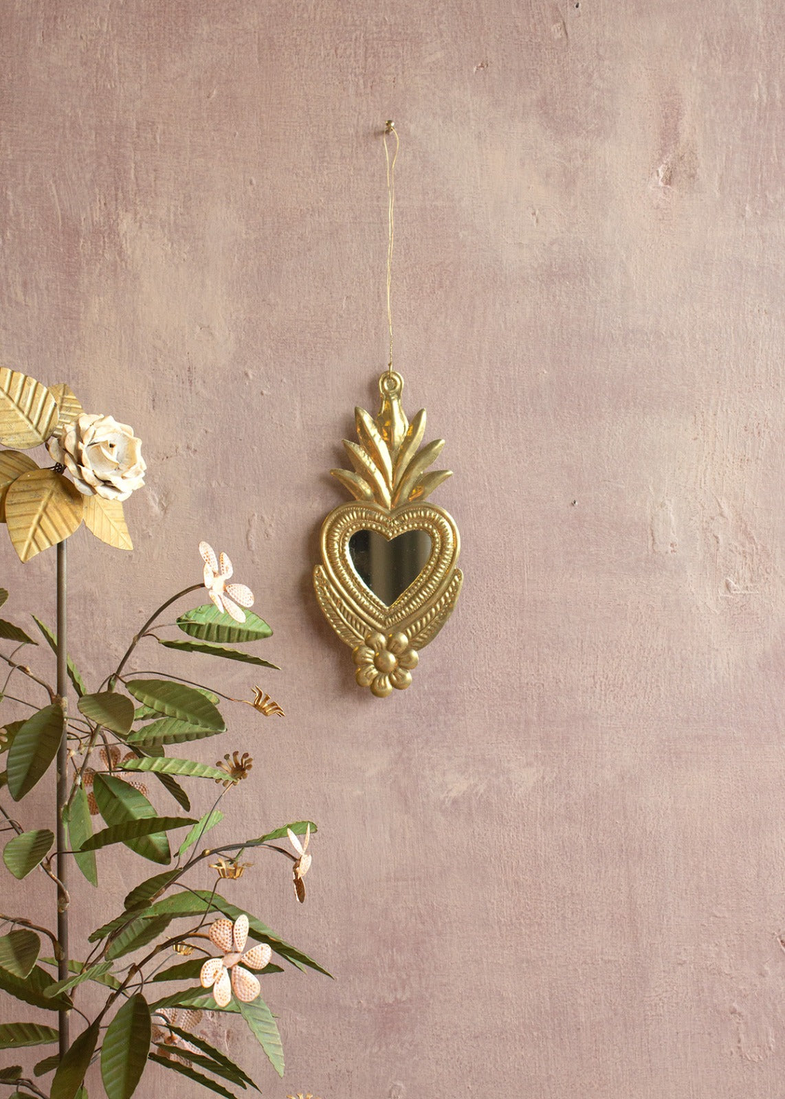 Flower heart mirror NAW20243