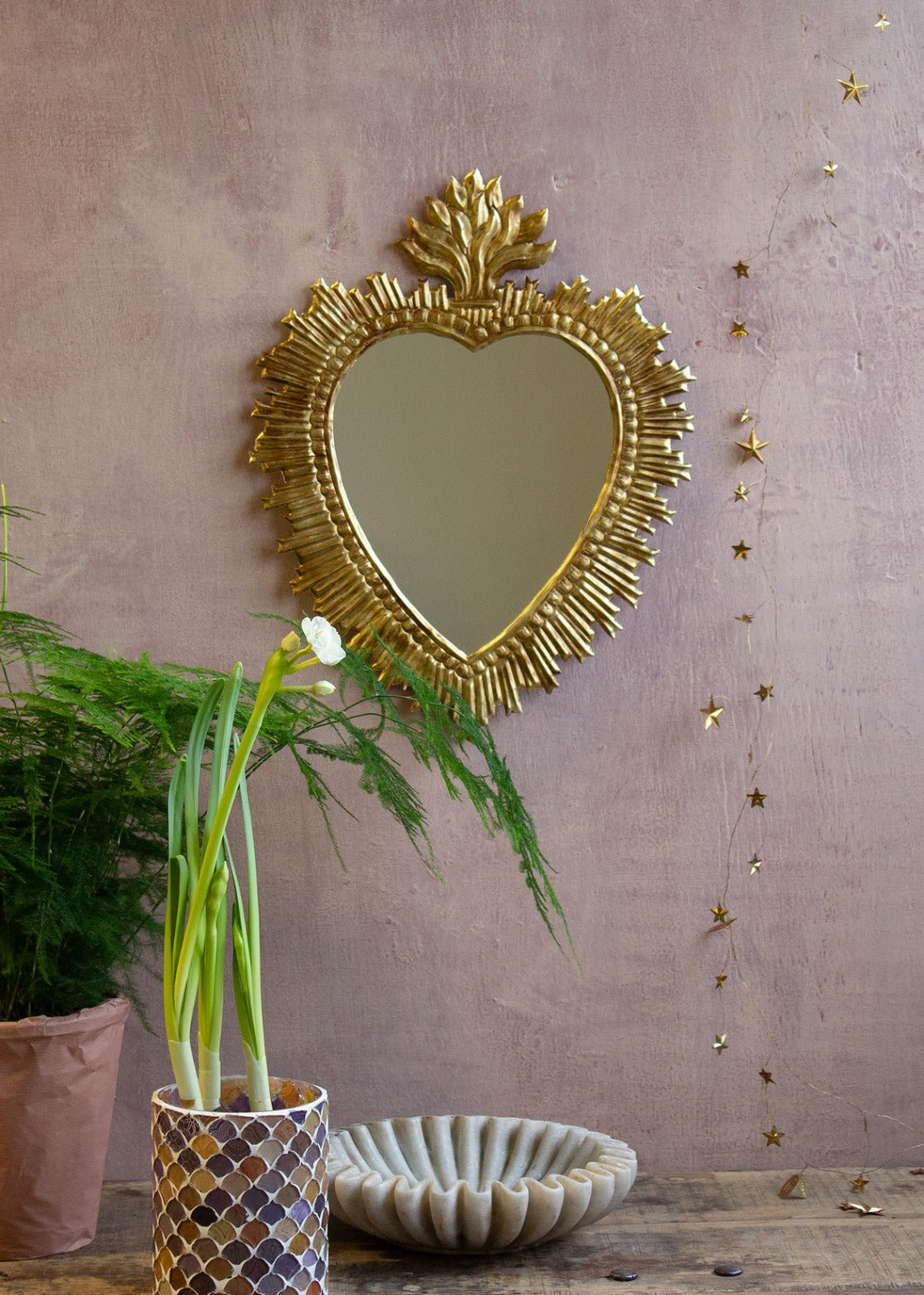 Heart Mirror large NAW20247