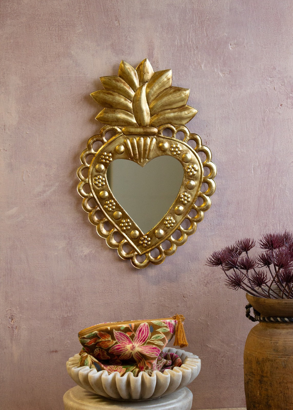 Large mirror heart NAW20250