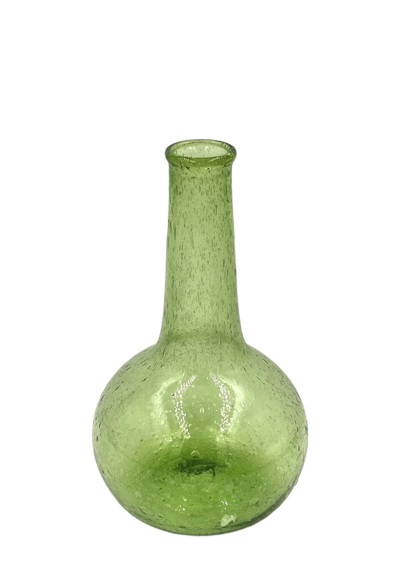 Vase green glass DE2008-15