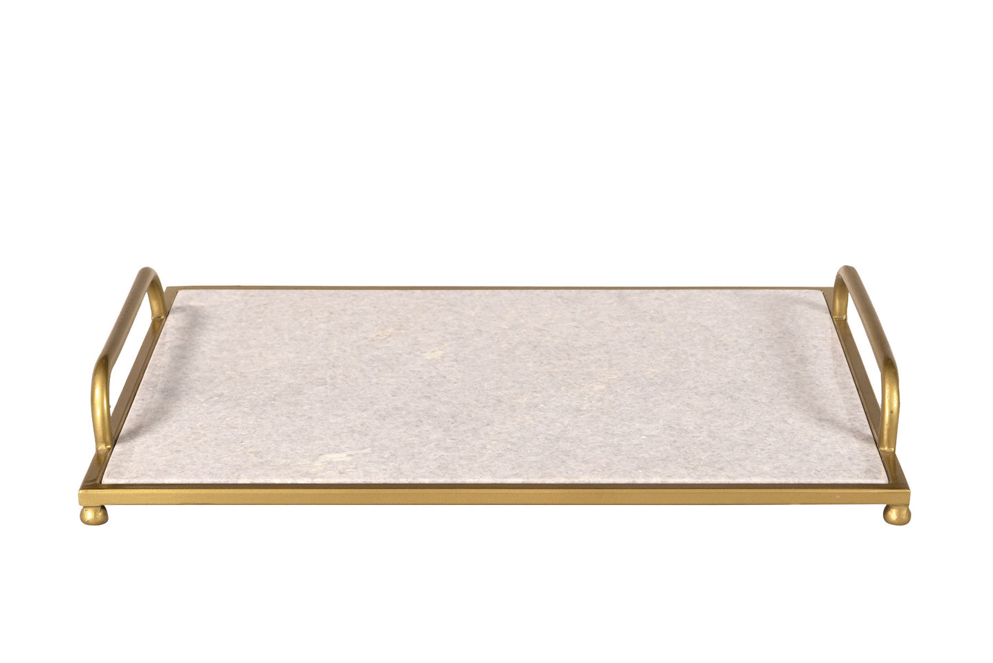 Plateau en marbre blanc E056